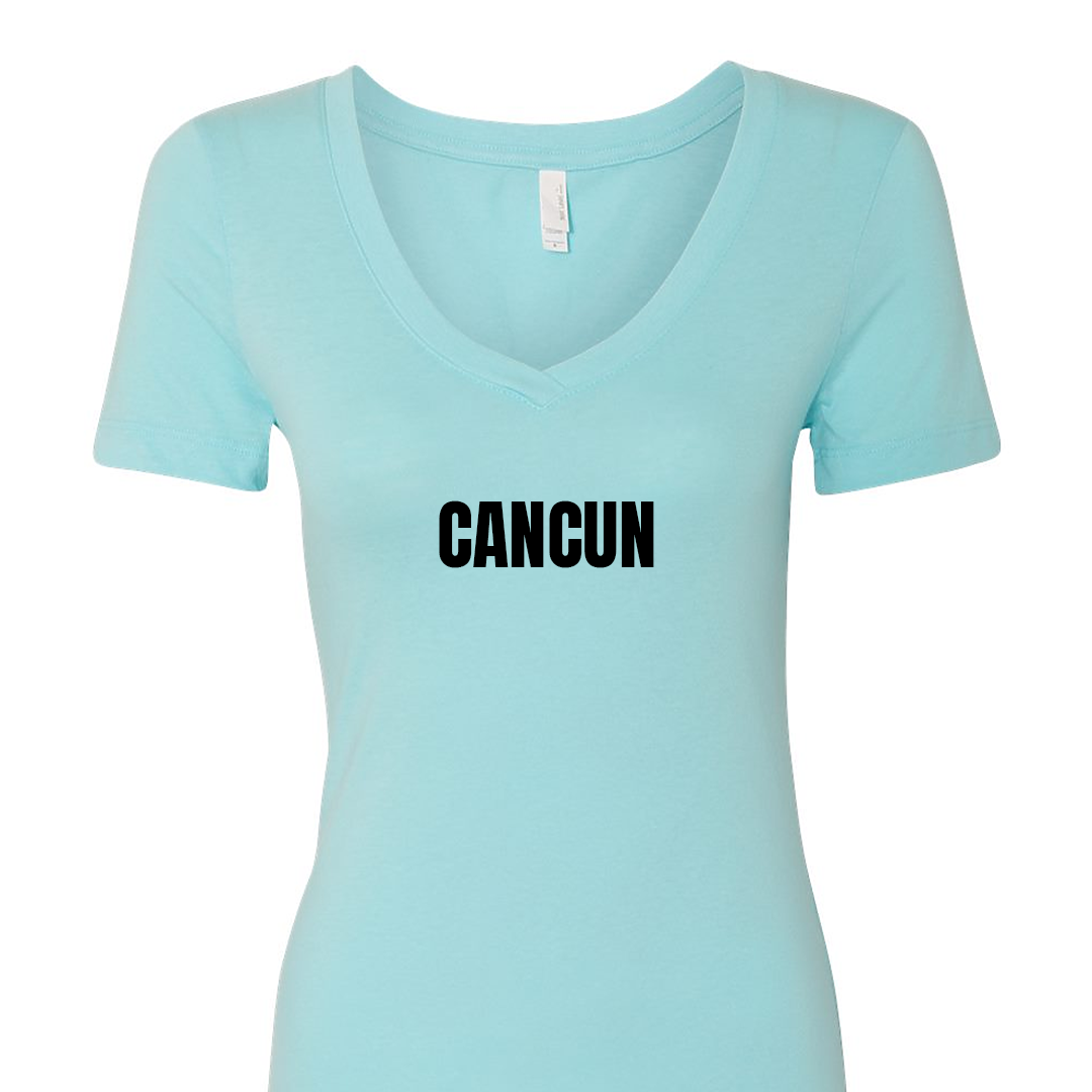 Ladies Fitted V-neck T-Shirt