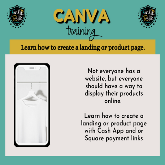 Canva Training - Creating Landing/Product Pages