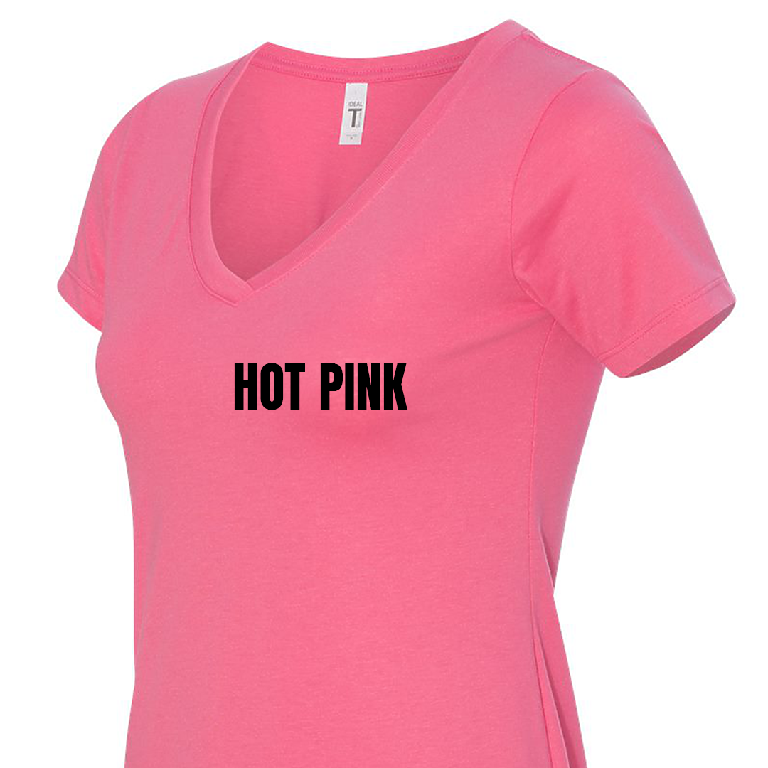 Ladies Fitted V-neck T-Shirt