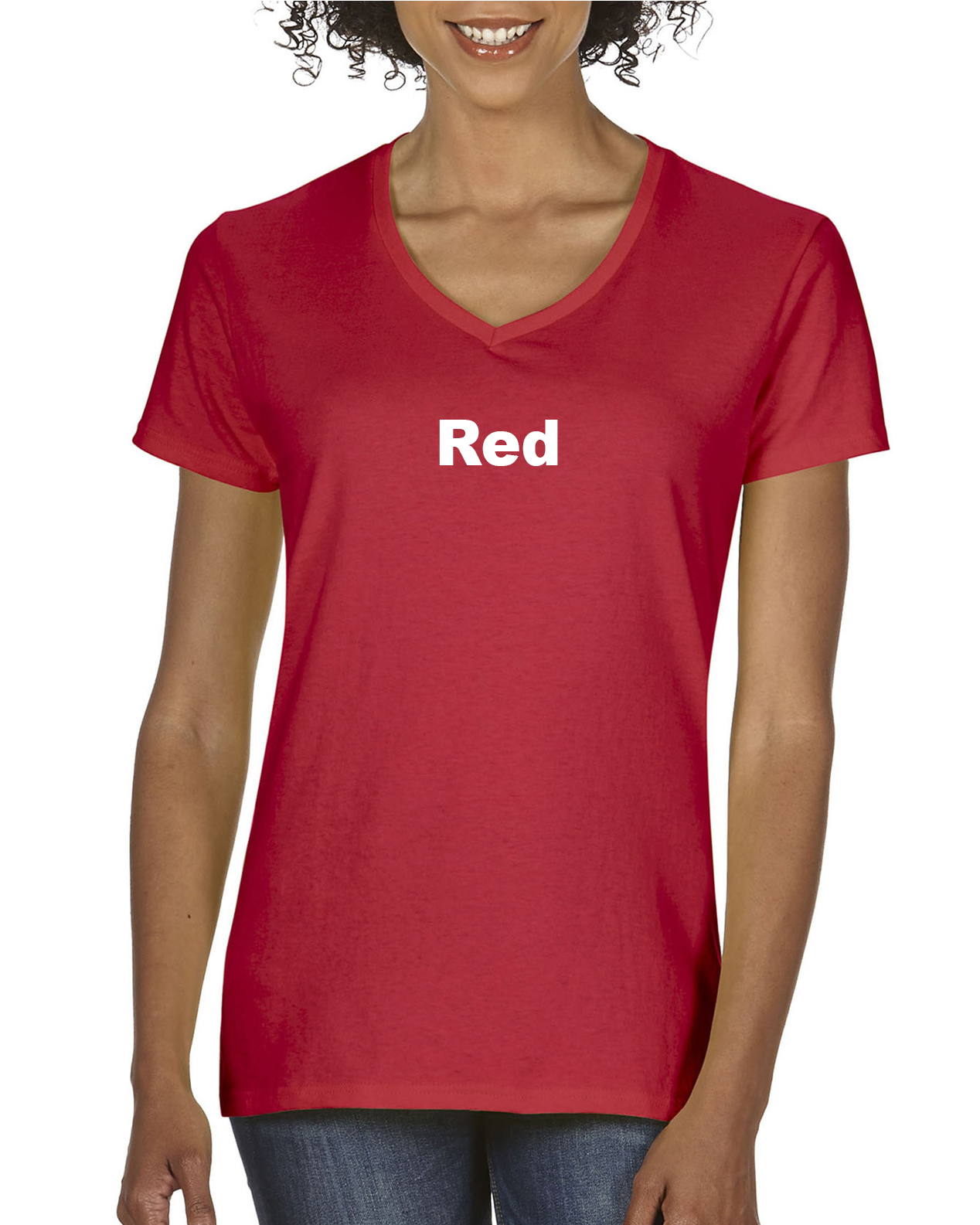 Ladies V-Neck T-Shirt