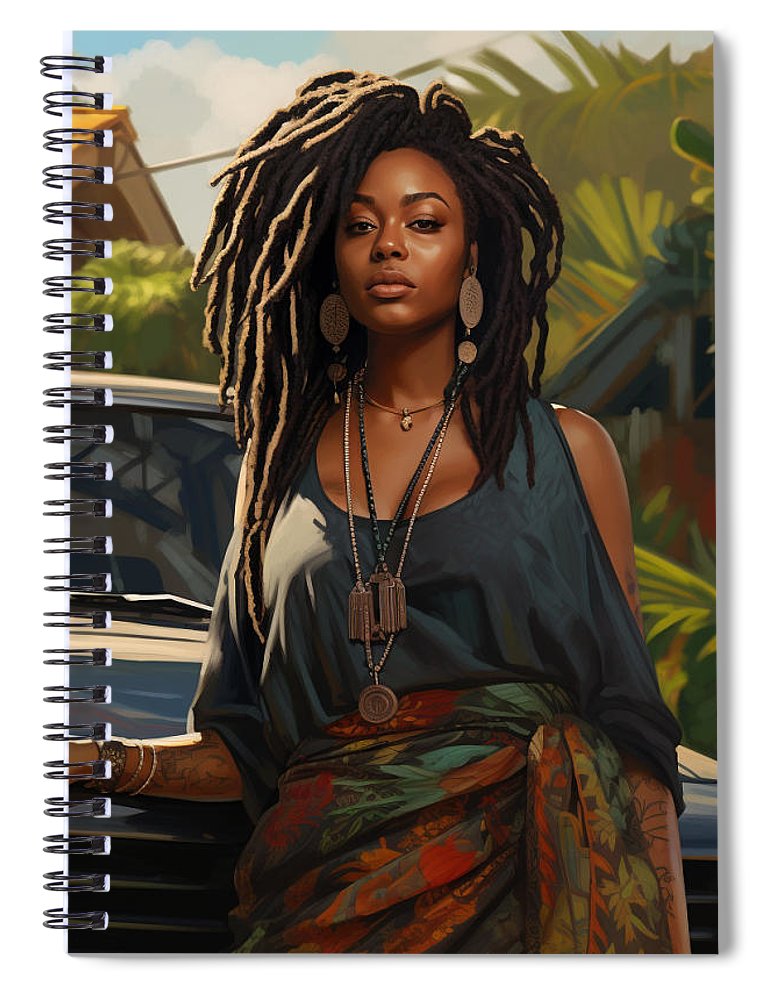 She's Earthy - Spiral Notebook